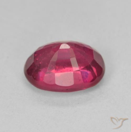 Rubino Rosso tendente al rosa naturale da 1.98 ct, Ovale, VS