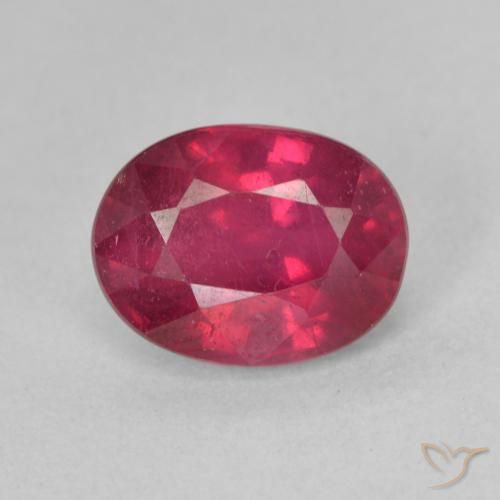 2.03ct Naturale Rosa rossastro intenso Rubino, Ovale, VS