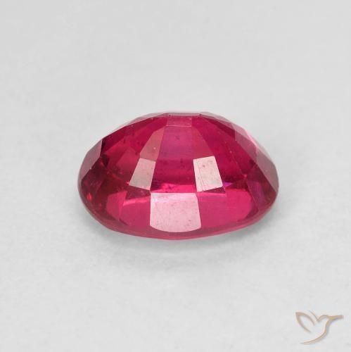Rubino Medium Dark-Red naturale da 1.87 ct, Ovale, VS-SI
