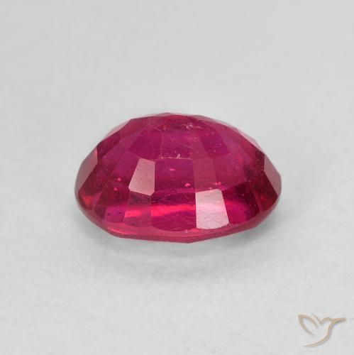 Rubino Rosso chiaro naturale da 2.07 ct, Ovale, VS