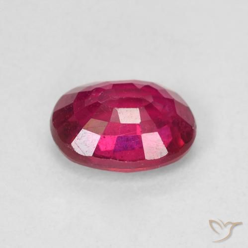 Rubino Rosso chiaro naturale da 1.69 ct, Ovale, VS