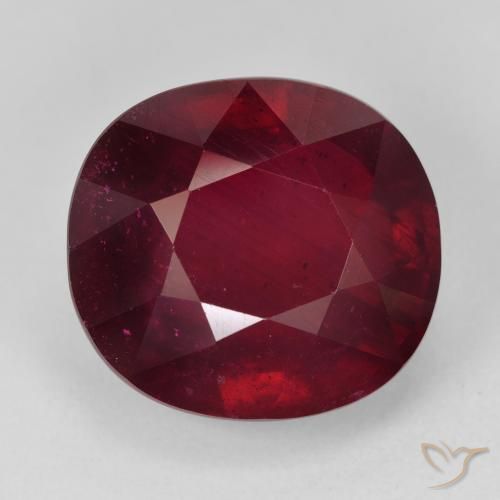 29.74ct Naturale Vino rosso Rubino, Ovale, VVS-VS