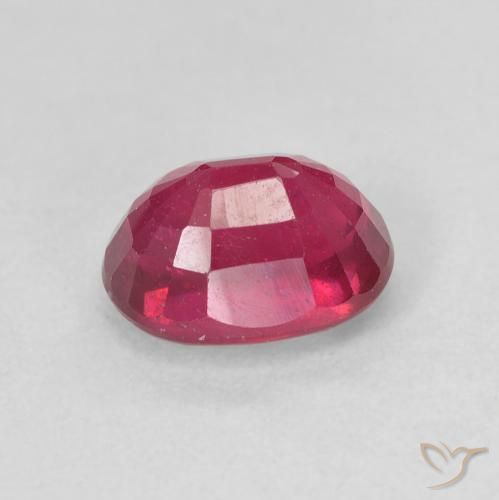 Rubino marmellata rossa naturale da 2.16 ct, Ovale, VS