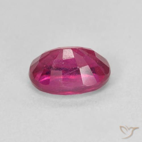 Rubino Rosso chiaro naturale da 1.35 ct, Ovale, VS