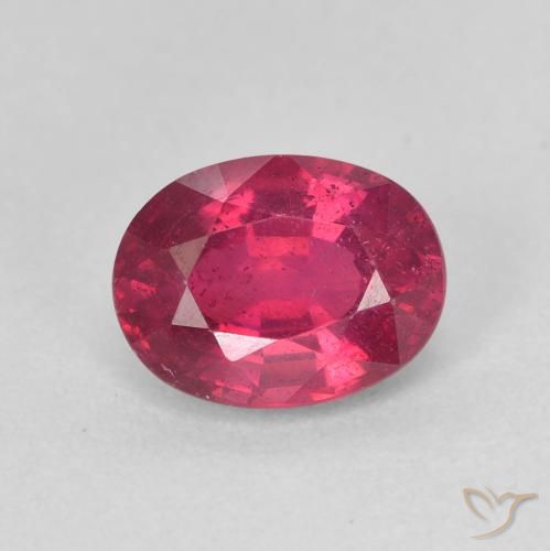 1.94ct Naturale Rosa rossastro intenso Rubino, Ovale, VS