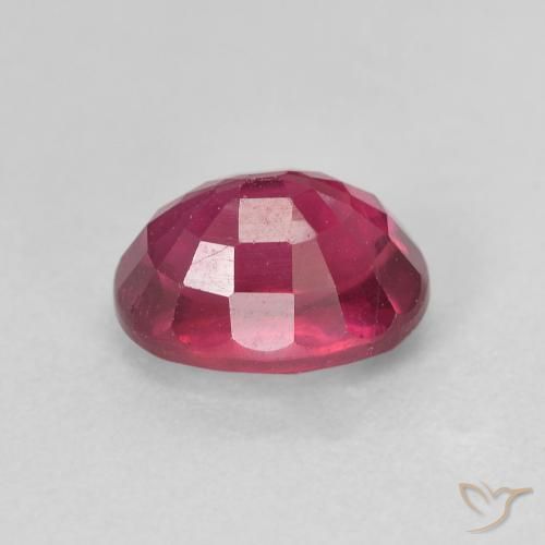 Rubino Medium Dark-Red naturale da 2.38 ct, Ovale, VS