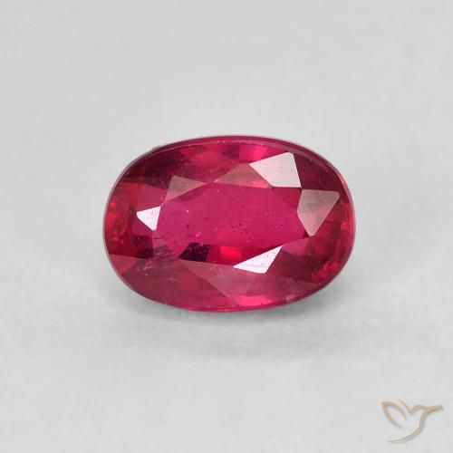 1.52ct Naturale marmellata rossa Rubino, Ovale, VS