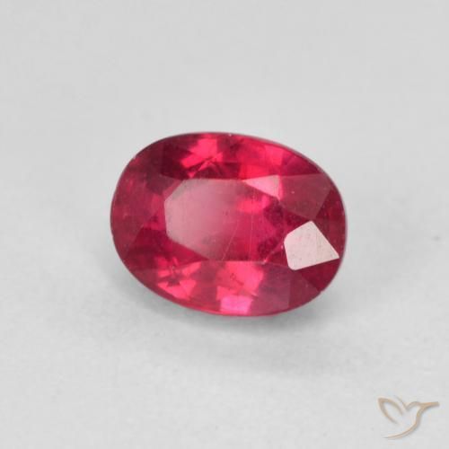 Rubino Rosso medio naturale da 1.50 ct, Ovale, VS