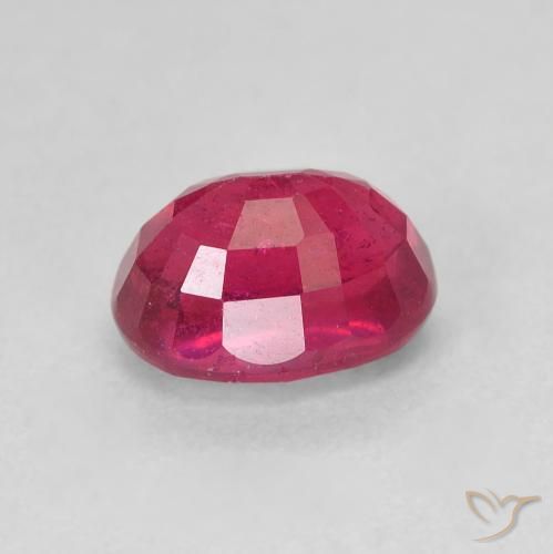 Rubino Rosso chiaro naturale da 2.38 ct, Ovale, VS