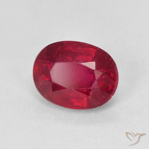 Rubino Cremisi Profondo naturale da 2.13 ct, Ovale, VS