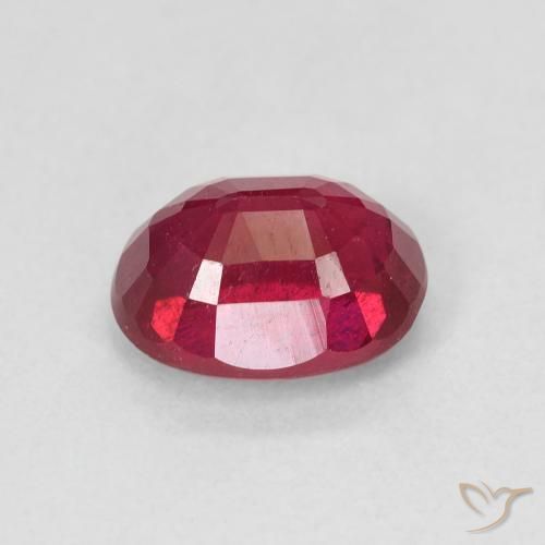 Rubino Cremisi Profondo naturale da 2.13 ct, Ovale, VS