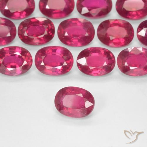 Rubino Rosso chiaro naturale da 1.89 ct, Ovale, VS