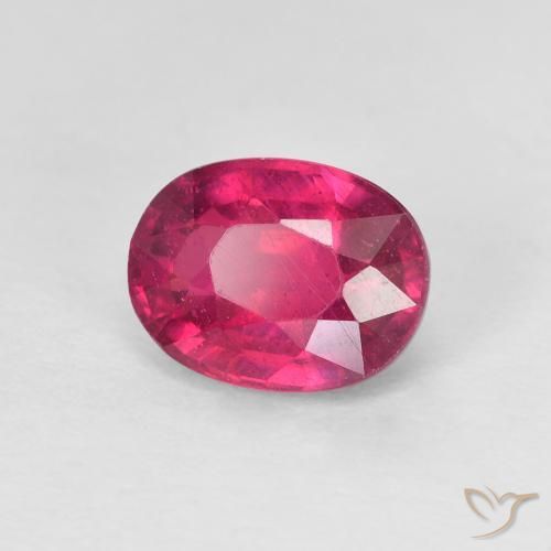 Rubino Rosso chiaro naturale da 1.81 ct, Ovale, VS
