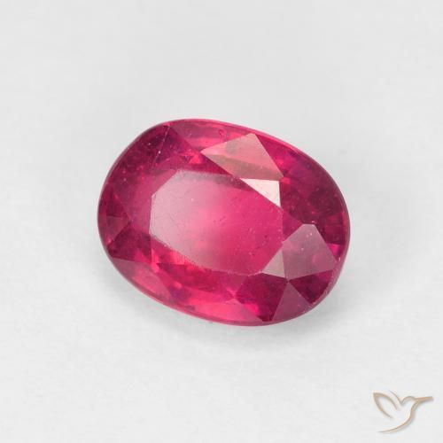 Rubino Rosso chiaro naturale da 2.04 ct, Ovale, VS
