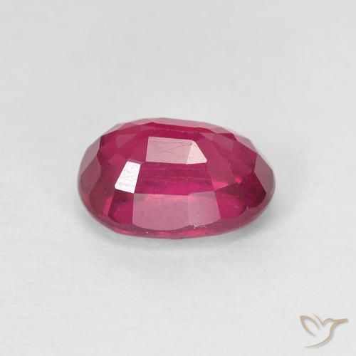 Rubino Medium Dark-Red naturale da 1.85 ct, Ovale, VS