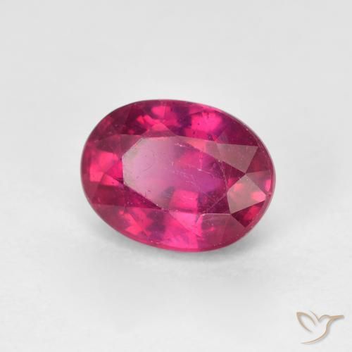 Rubino Rosso chiaro naturale da 1.92 ct, Ovale, VS