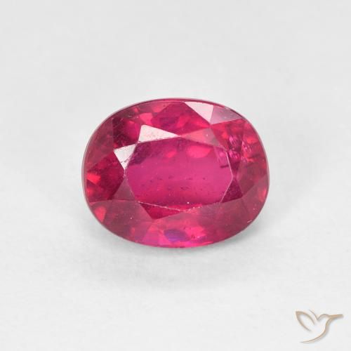 1.91ct Naturale Rosso chiaro Rubino, Ovale, VS