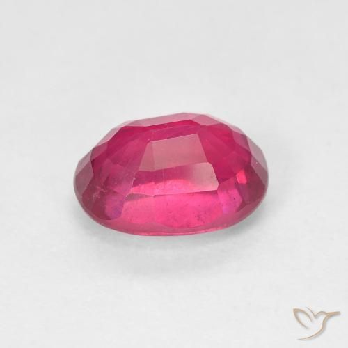 Rubino marmellata rossa naturale da 1.88 ct, Ovale, VS