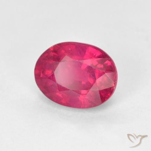 Rubino Rosso chiaro naturale da 1.87 ct, Ovale, VS