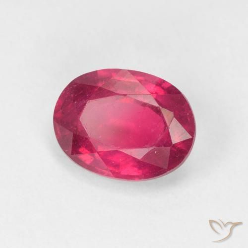Rubino Rosso chiaro naturale da 1.94 ct, Ovale, VS