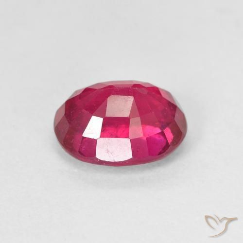 Rubino Rosso chiaro naturale da 1.86 ct, Ovale, VS