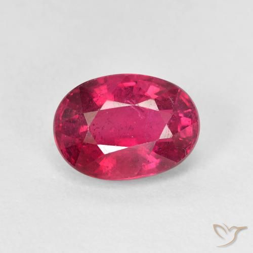 1.94ct Naturale Rosso chiaro Rubino, Ovale, VS