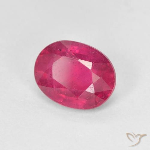Rubino Rosso chiaro naturale da 1.80 ct, Ovale, VS