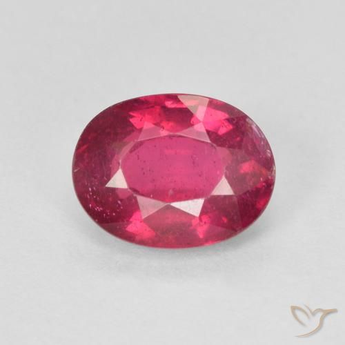 1.80ct Naturale Rosso chiaro Rubino, Ovale, VS-SI