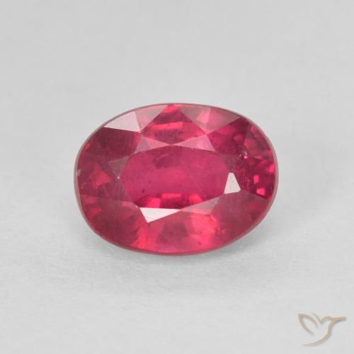 Rubino Rosso chiaro naturale da 1.94 ct, Ovale, VS-SI