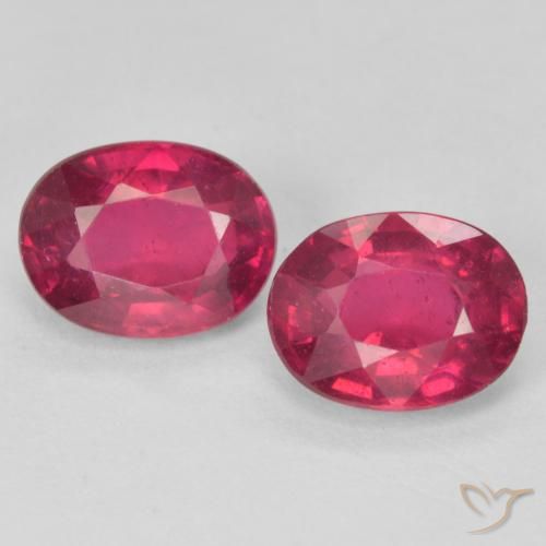 3.53ctw Naturale Rosso tendente al rosa Rubino, Ovale, VS, Photo A