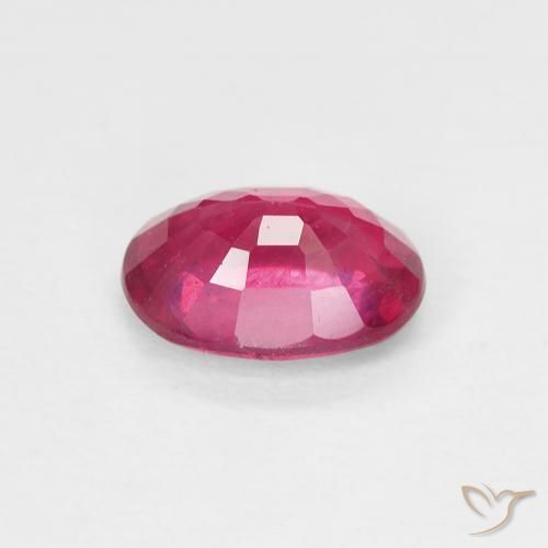 Rubino Rosso chiaro naturale da 1.15 ct, Ovale, VS
