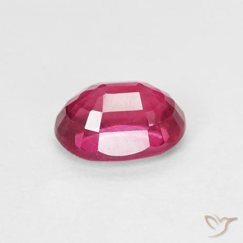 Rubino Rosso chiaro naturale da 1.21 ct, Ovale, VS