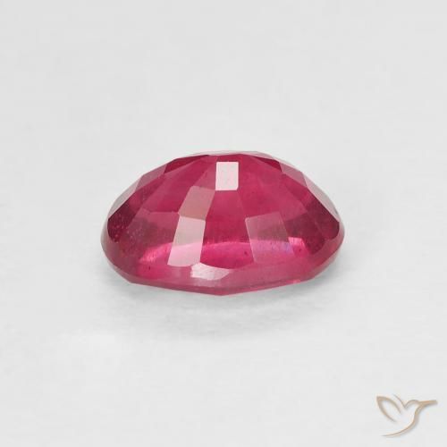 Rubino Rosso tendente al rosa naturale da 1.31 ct, Ovale, VS