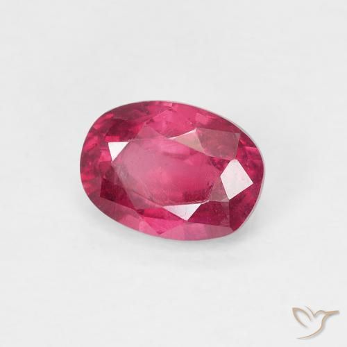 Rubino Rosso chiaro naturale da 1.13 ct, Ovale, VS