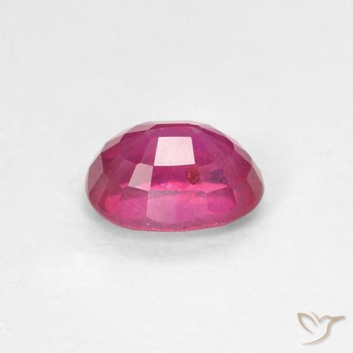 Rubino Rosso chiaro naturale da 1.10 ct, Ovale, VS
