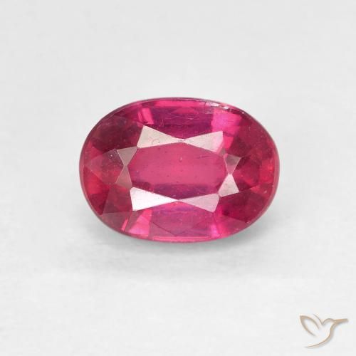 Rubino Rosso chiaro naturale da 1.46 ct, Ovale, VS