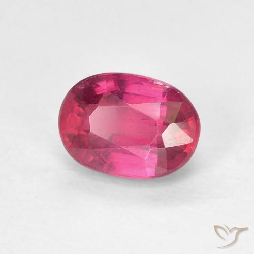 Rubino Rosso chiaro naturale da 1.46 ct, Ovale, VS