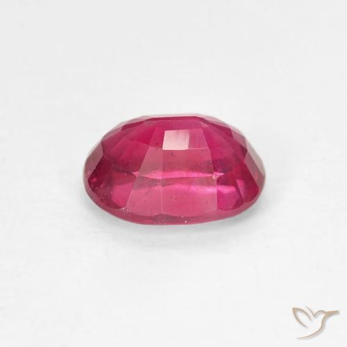Rubino Rosso chiaro naturale da 1.18 ct, Ovale, VS