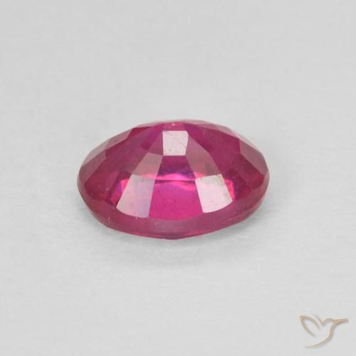 Rubino Rosso chiaro naturale da 1.14 ct, Ovale, VS