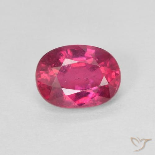 1.16ct Naturale Rosso chiaro Rubino, Ovale, VS-SI