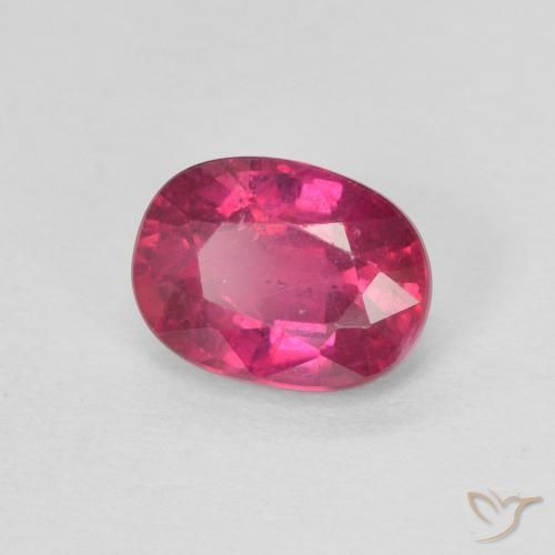Rubino Rosso chiaro naturale da 1.16 ct, Ovale, VS-SI