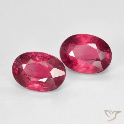 Gemme di Rubino Medium Dark-Red naturale da 2.51 ct, Ovale, VS