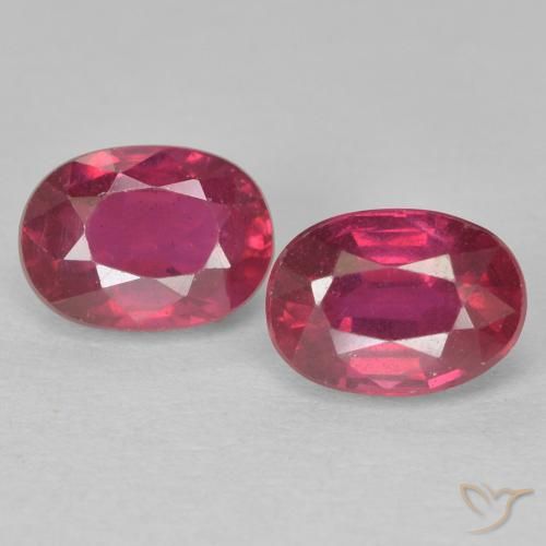 2.68ctw Naturale Rosso chiaro Rubino, Ovale, VS, Photo A