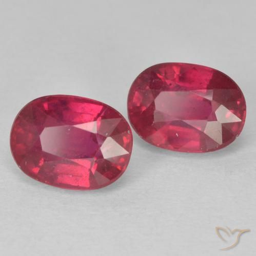 Gemme di Rubino Medium Dark-Red naturale da 2.68 ct, Ovale, VS