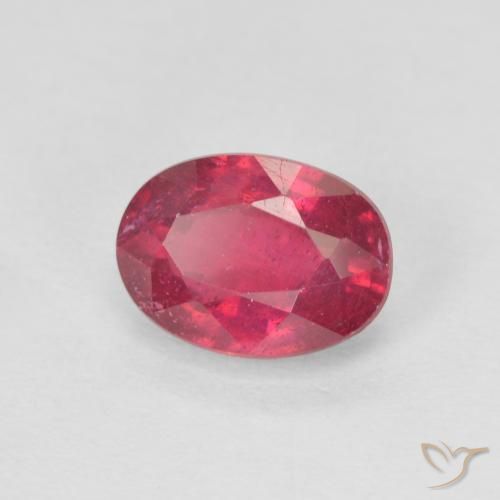 Rubino Rosso medio naturale da 1.33 ct, Ovale, VS
