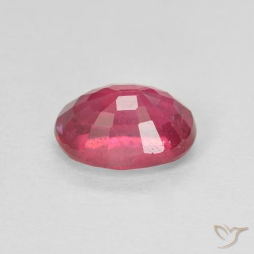 Rubino Rosso medio naturale da 1.33 ct, Ovale, VS