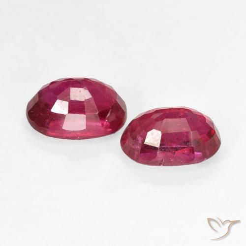 Gemme di Rubino marmellata rossa naturale da 2.38 ct, Ovale, VS