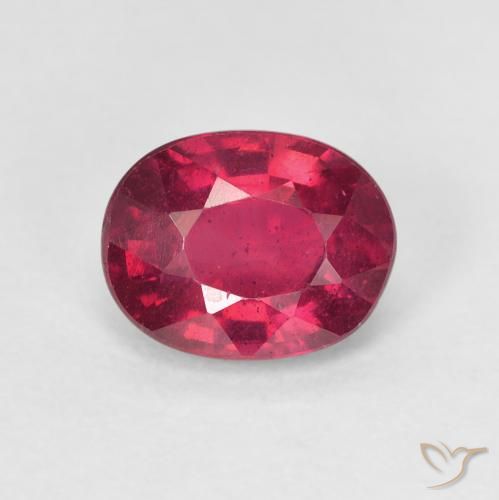 1.78ct Naturale Rosa rossastro intenso Rubino, Ovale, VS