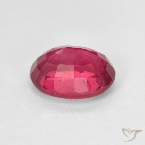 Rubino Rosso tendente al rosa naturale da 1.95 ct, Ovale, VS