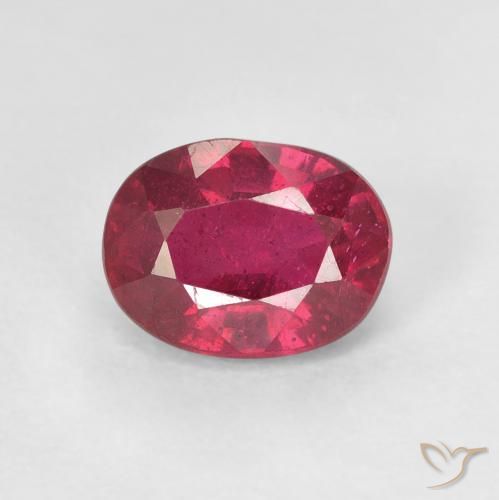 1.76ct Naturale marmellata rossa Rubino, Ovale, VS